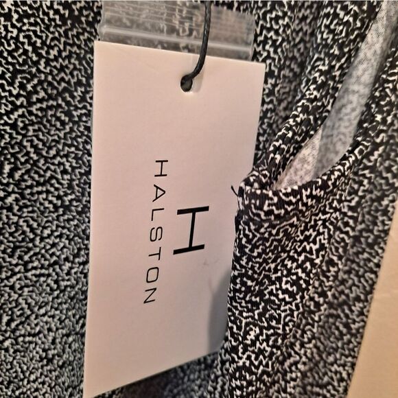 H by Halston Womens XXXL Jet Set Jersey Knit Wide Leg Crop Jumpsuit NWT … - Picture 5 of 10